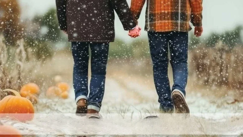 Snow Falling on Pumpkins screenshot 4
