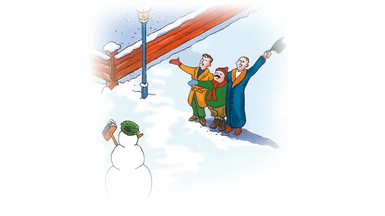 Three Men in the Snow screenshot 2